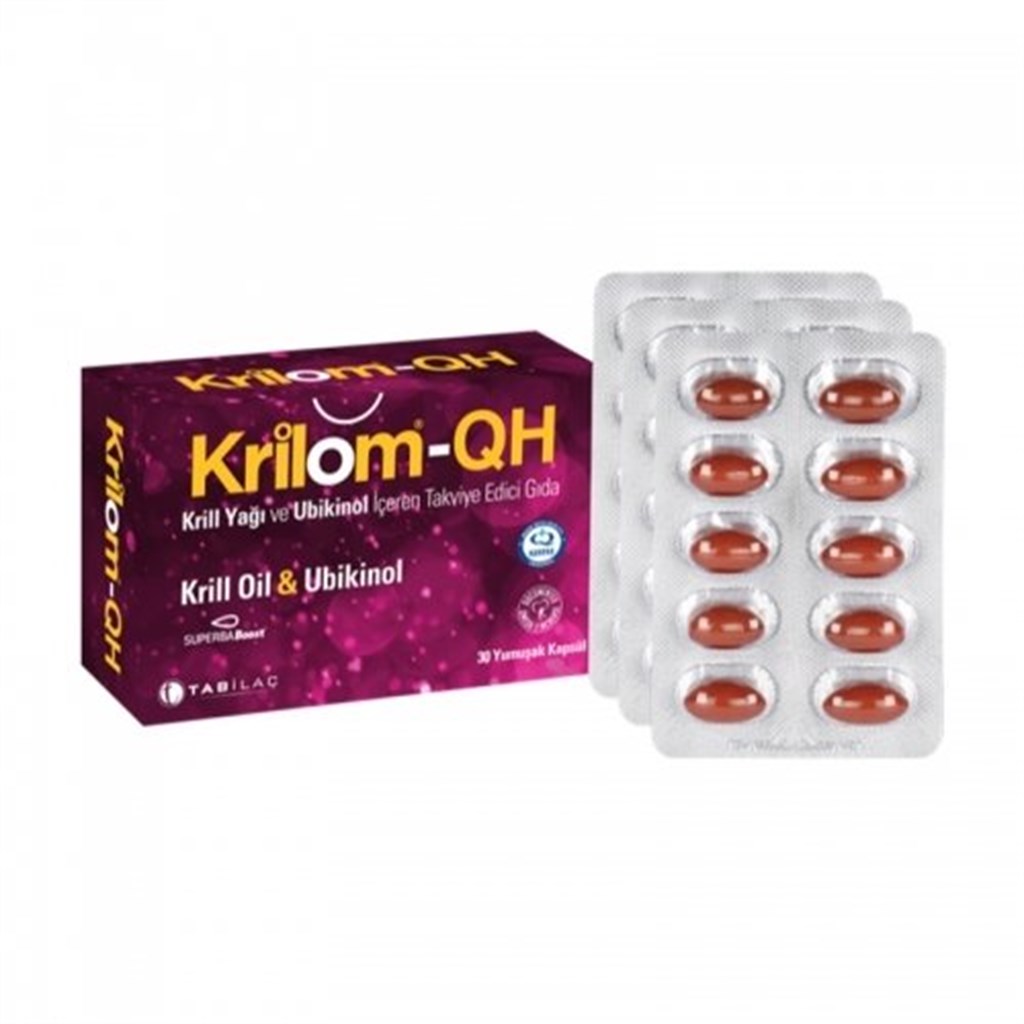 Krilom-QH Krill Oil & Ubikinol 30 Yumuşak Kapsül