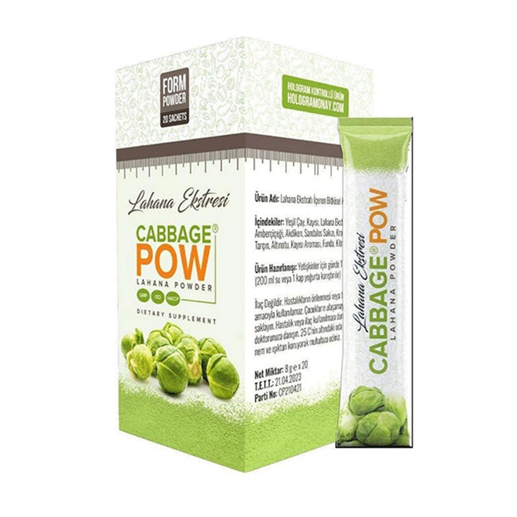 Lahana Ekstresi Cabbage Pow 20X8gr Saşe