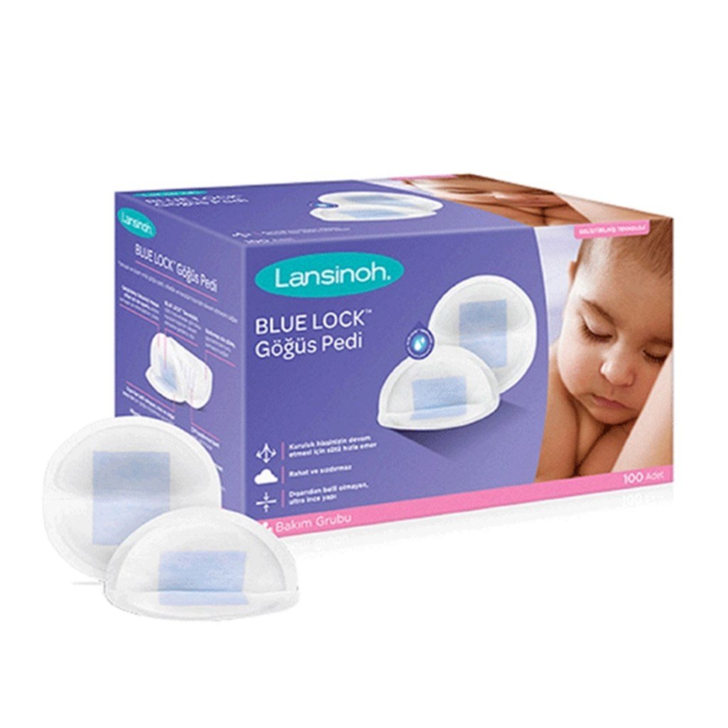 LANSINOH Blue Lock Göğüs Pedi 100 adet