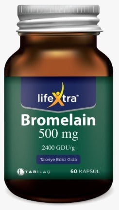 Lifextra Bromelain 500 mg 60 Kapsül