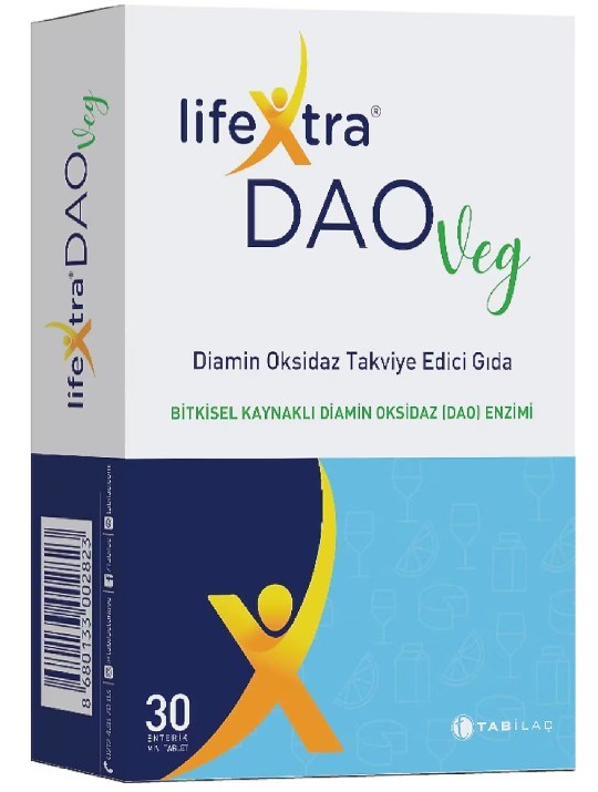 Lifextra Daoveg Diamin Oksidaz 30 Vegan Tablet