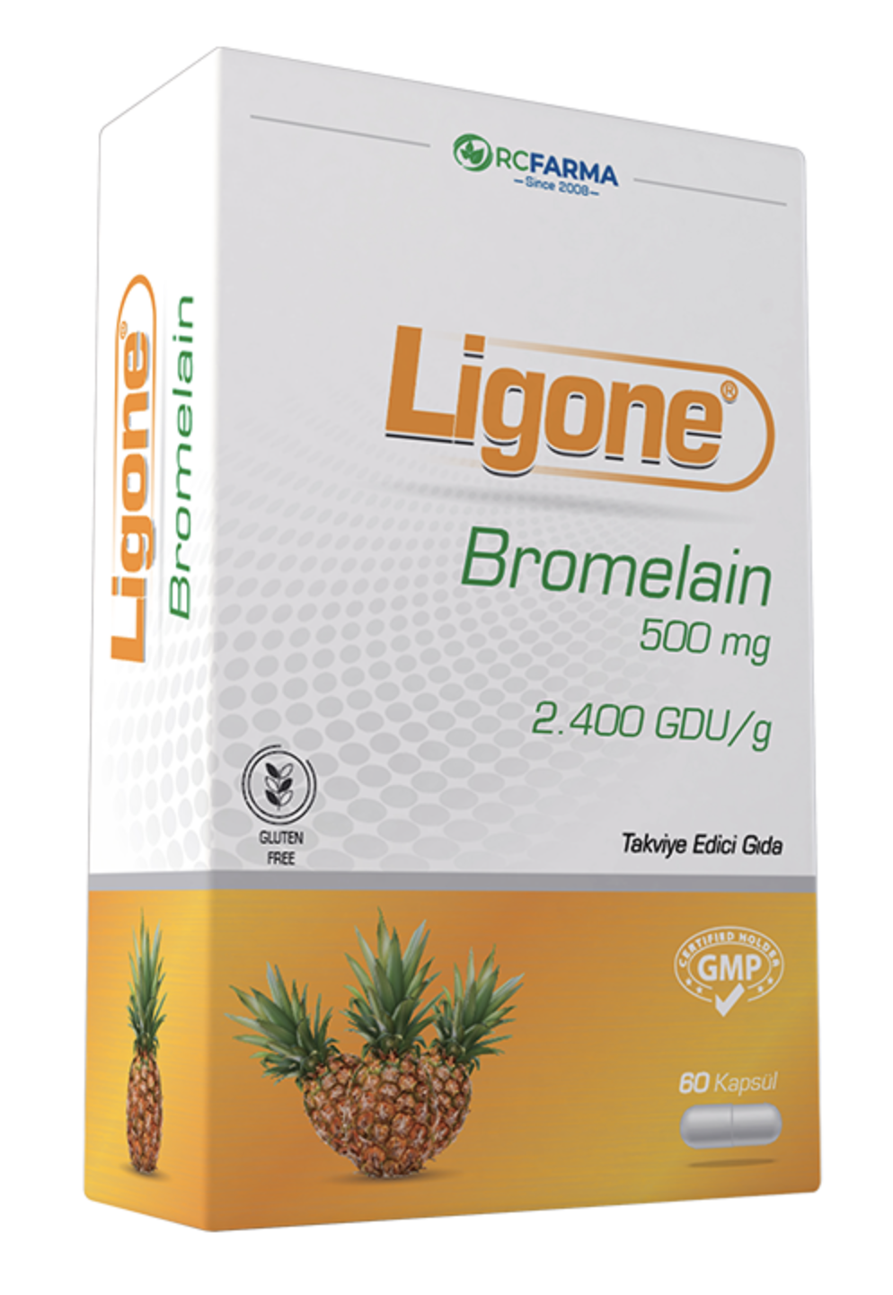 Ligone Bromelain 60 Kapsül