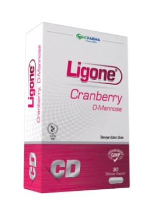 Ligone Cranberry D-Mannose 30 Bitkisel Kapsül