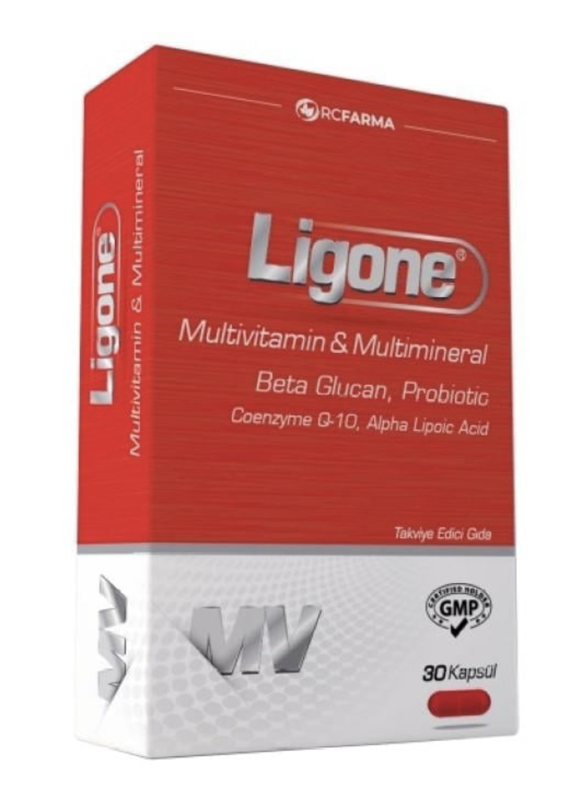 Ligone Multivitamin + Beta Glukan + Probiyotik 30 Kapsül