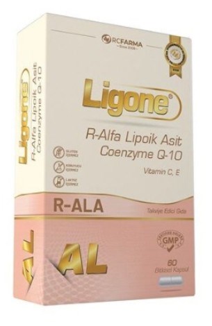 Ligone R-Alfa Lipoik Asit Coenzyme Q10 60 Kapsül