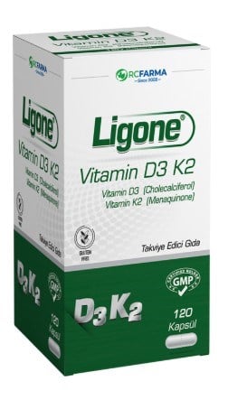 Ligone Vitamin D3 K2 120 Kapsül