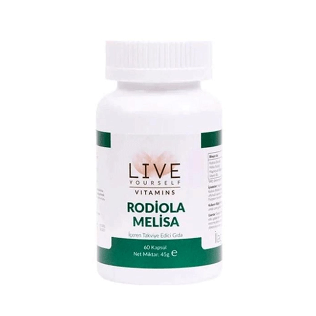 Live Yourself Rhodiola Melissa 60 Kapsül