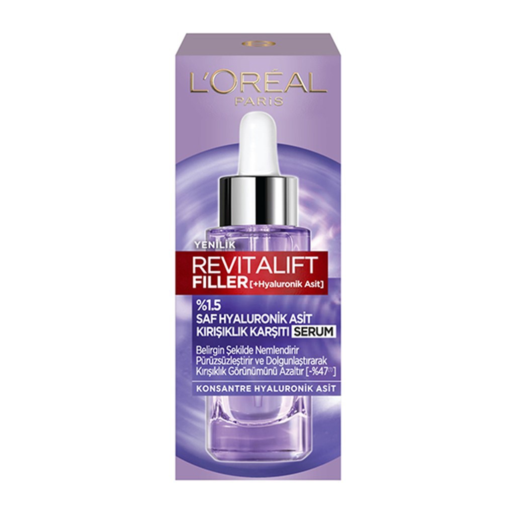 L'Oreal Paris Revitalift Filler %15 Saf Hyaluronik Asit Kırışıklık Karşıtı Serum 30 ml