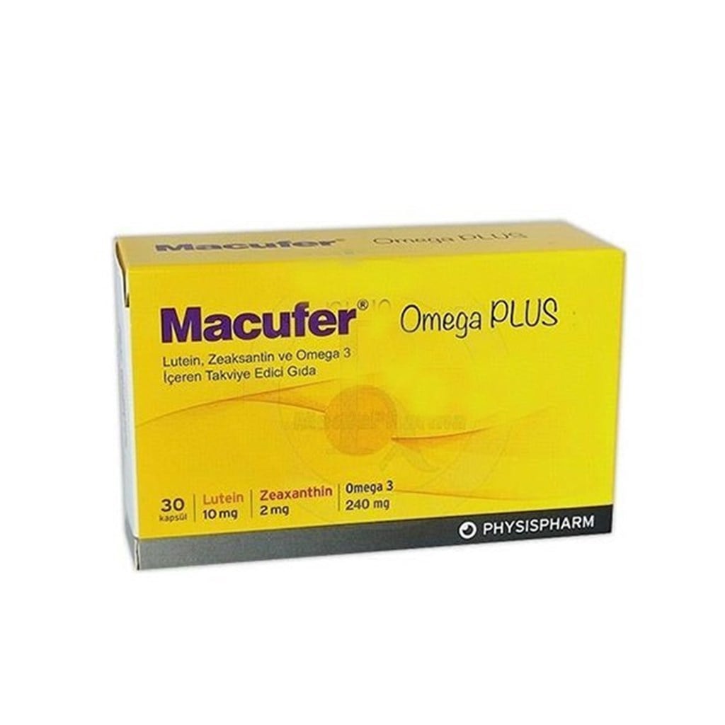 Macufer Omega Plus 30 Kapsül 