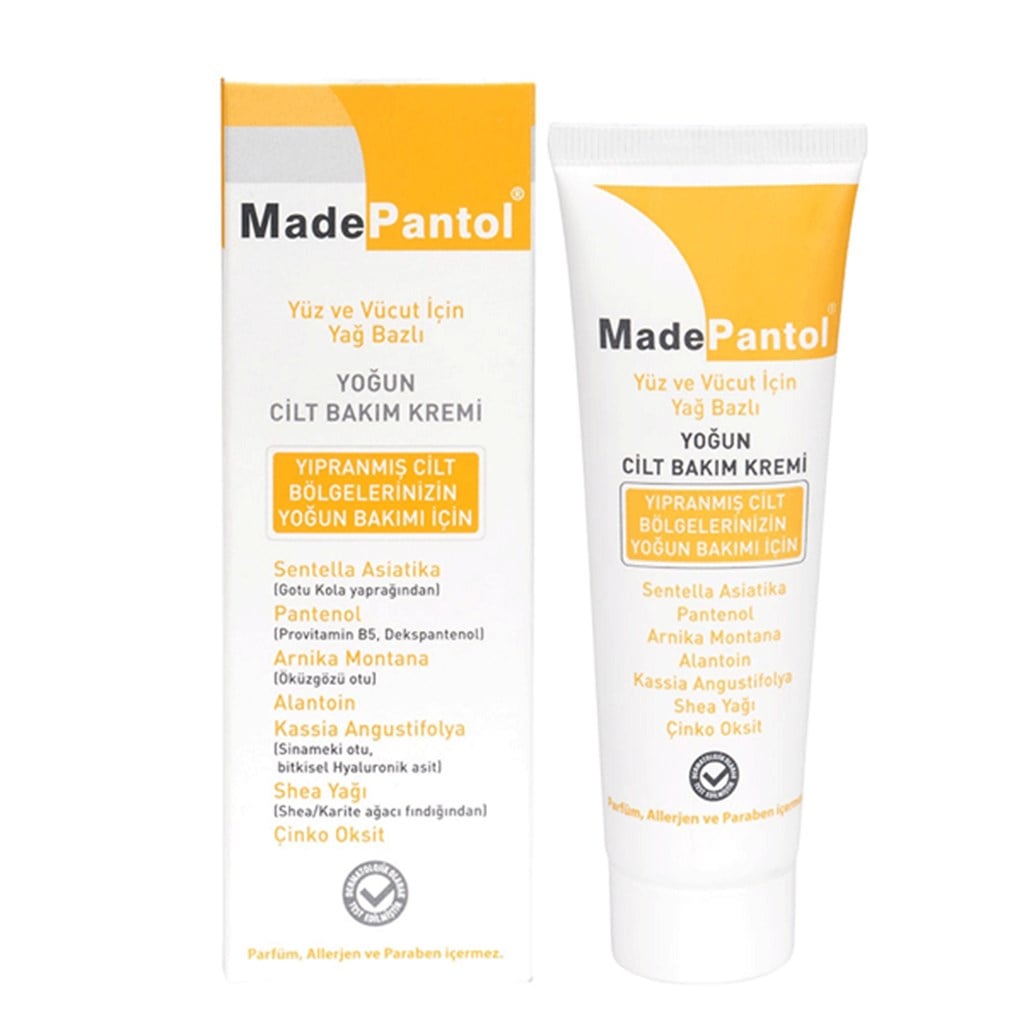 MadePantol Yağ Bazlı Yoğun Cilt Bakım Kremi 50 ml