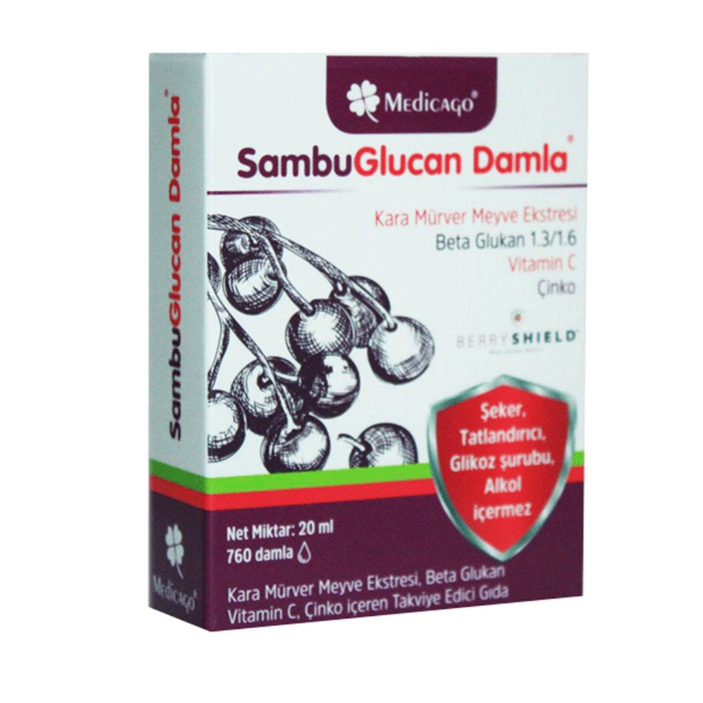 Medicago Sambuglucan Damla 20 ml