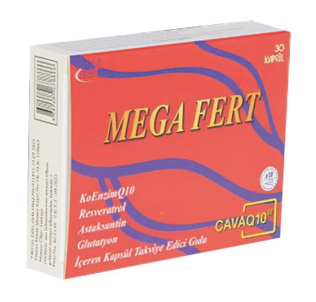 Mega Fert Koenzim Q10 200 mg 30 Kapsül