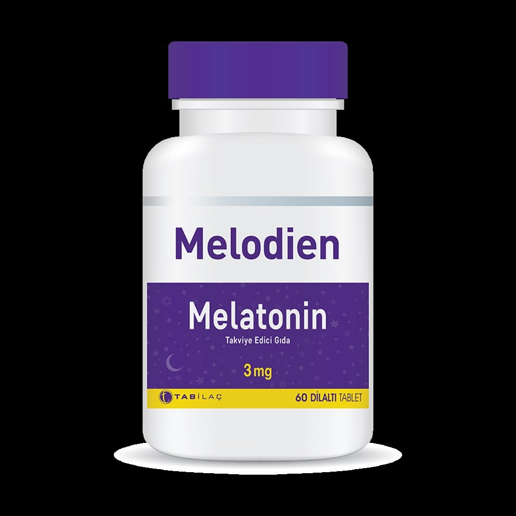 Melodien Melatonin Dilaltı 60 Tablet 