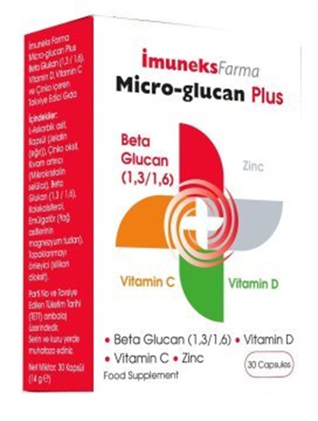 Mikro Glucan Plus 30 Kapsül
