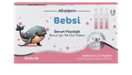 Miraderm Bebsi Physiological Serum 5mlx10