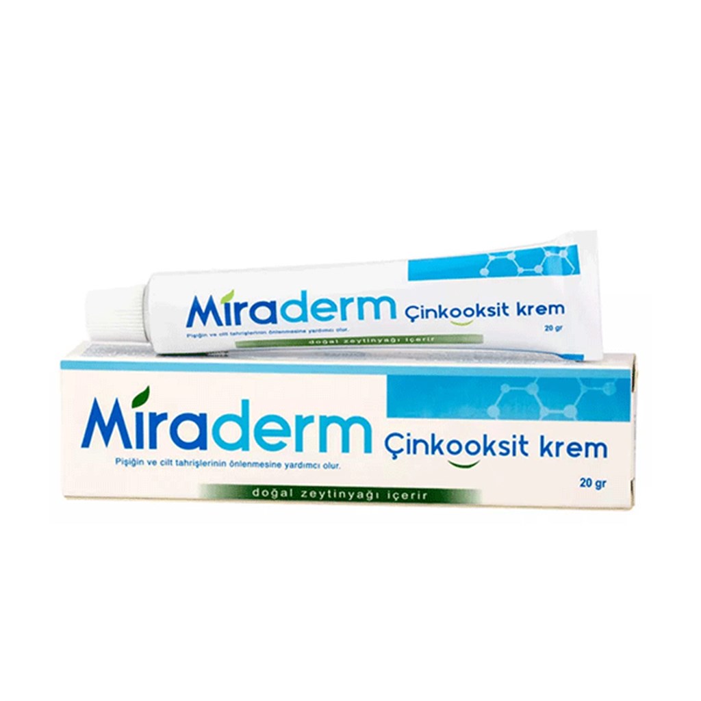 Miraderm Çinko Oksit Krem 20 gr