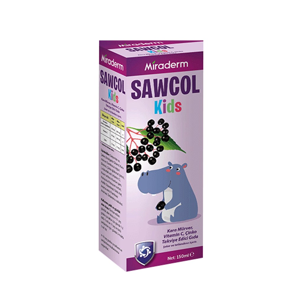 Miraderm Sawcol Kids Takviye Edici Gıda 150 ml