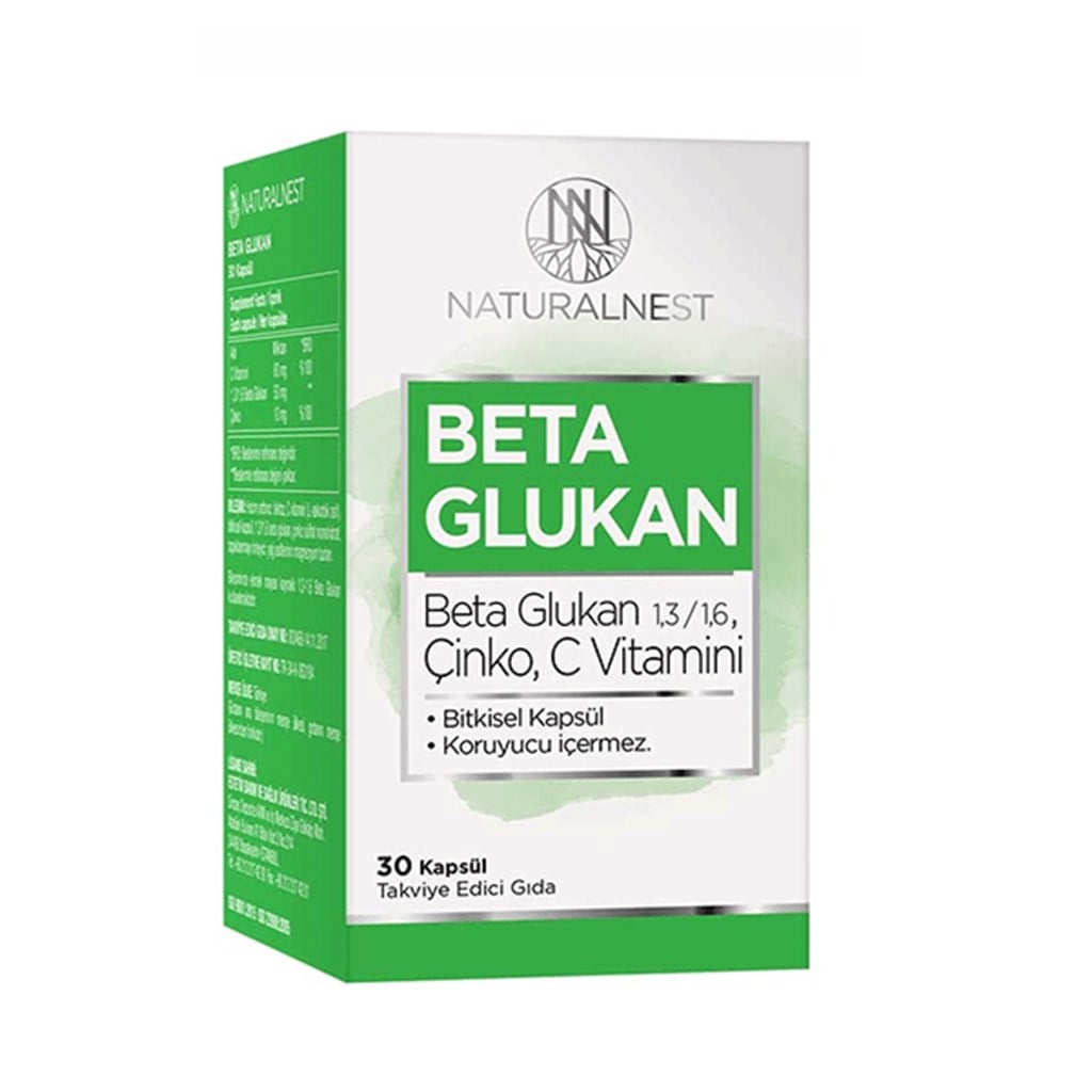 Naturalnest Beta Glukan 30 Kapsül