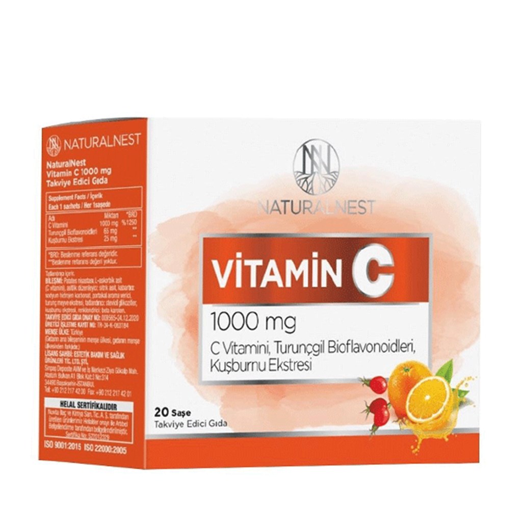 Naturalnest Vitamin C 1000 mg 20 Saşe