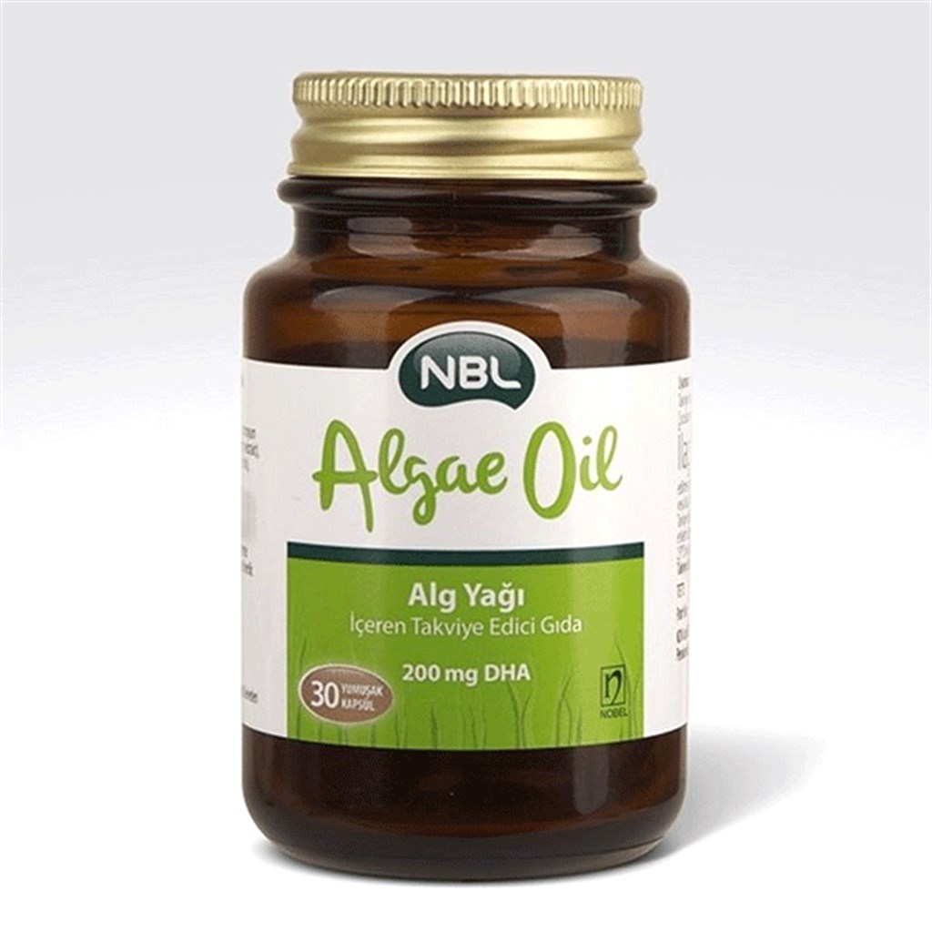 NBL Algea Oil 200 mg DHA 30 Kapsül