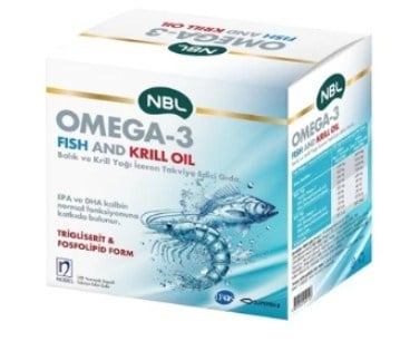 NBL Omega-3 Fish And Krill Oil 100 Kapsül