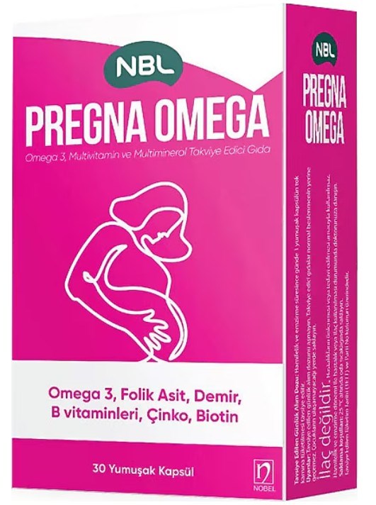 NBL Pregna Omega 30 Kapsül