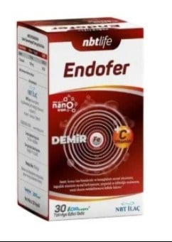 Nbtlife Endofer Demir C Vitamini 30 Kapsül