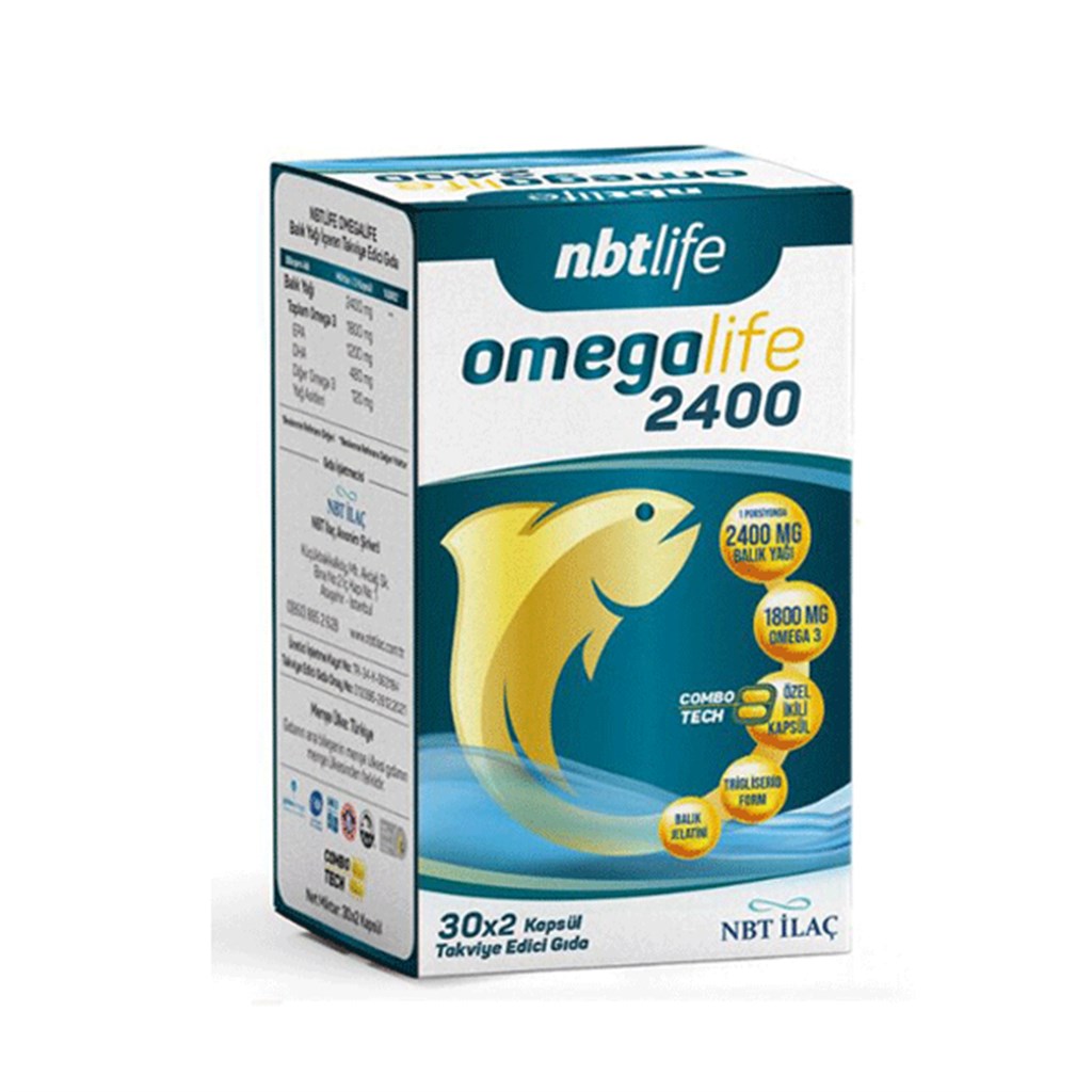 NBTLife Omegalife Combotech 2400 60 Kapsül