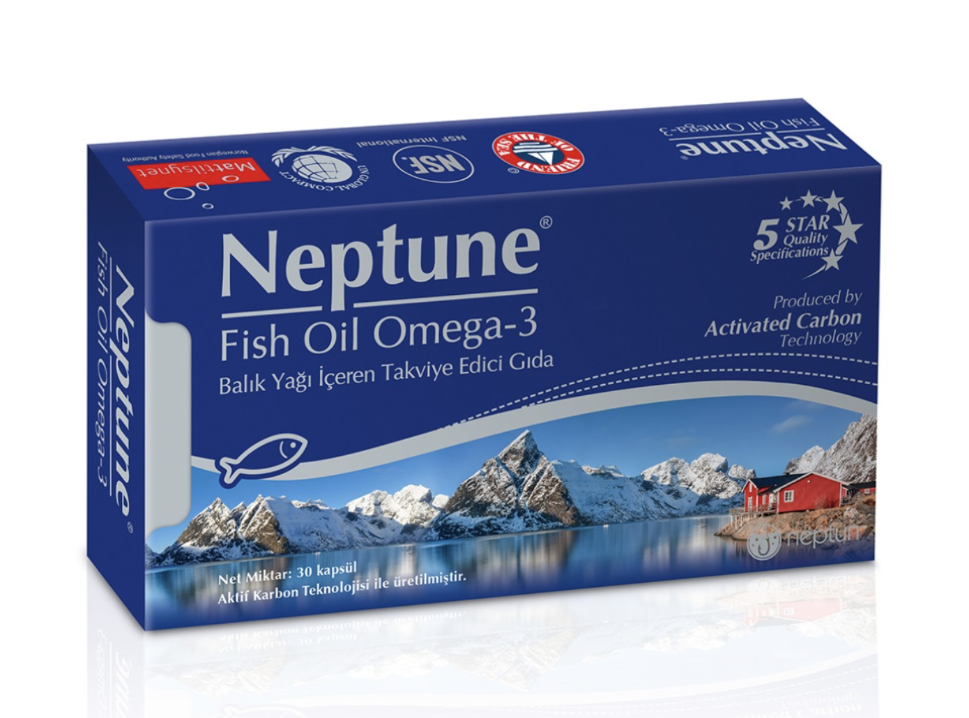 Neptune Fish Oil Omega 3 Balık Yağı 30 Kapsül
