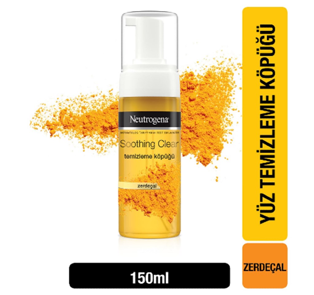 Neutrogena Soothing Clear Yüz Temizleme Köpüğü Zerdeçal 150 ml