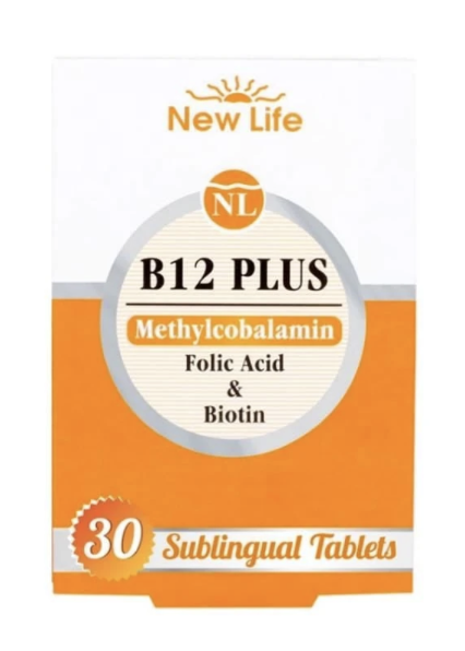 New Life B12 Plus 30 Dilaltı Tablet