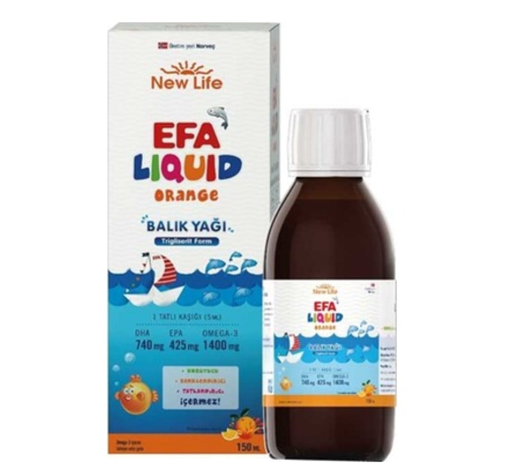New Life EFA Liquid Balık Yağı Şurubu 150 ml