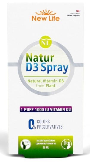 New Life Natur D3 Spray 1000 IU 20 ml
