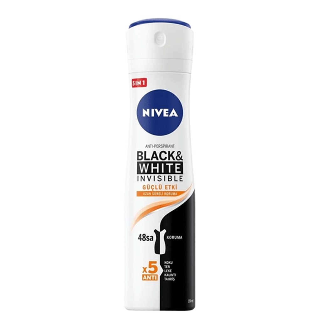 Nivea Black&White İnvisible Deodorant 150ml Güçlü Etki