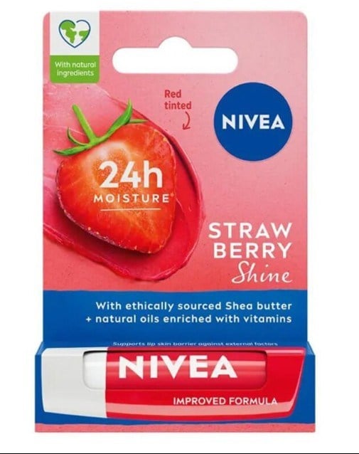 Nivea Çilek Bakım Yapan Dudak Bakım Kremi 4,8 gr