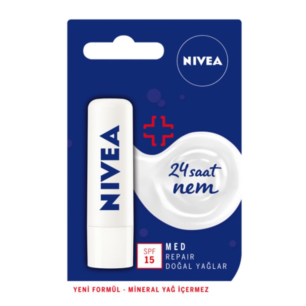Nivea Med Repair Dudak Bakım Kremi