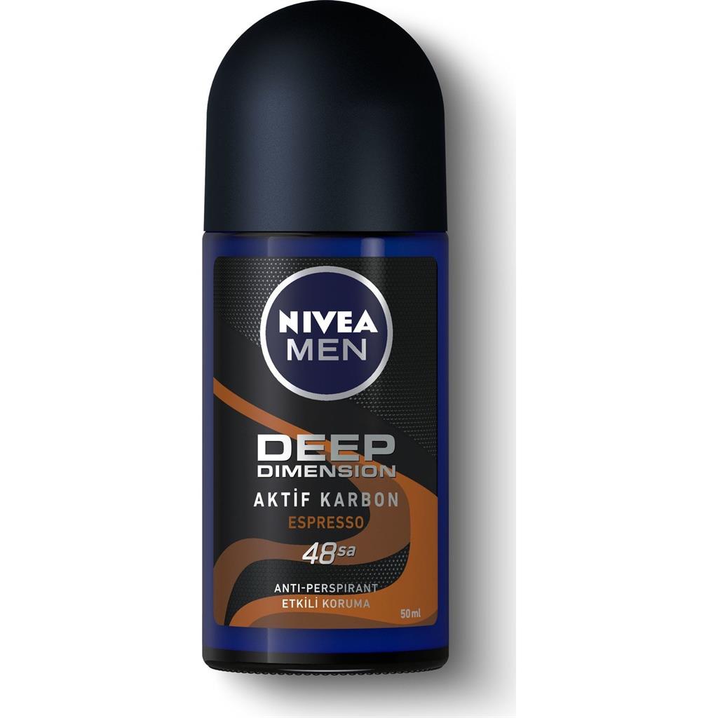 Nivea Men Deep Dimension Espresso 50Ml Roll-On