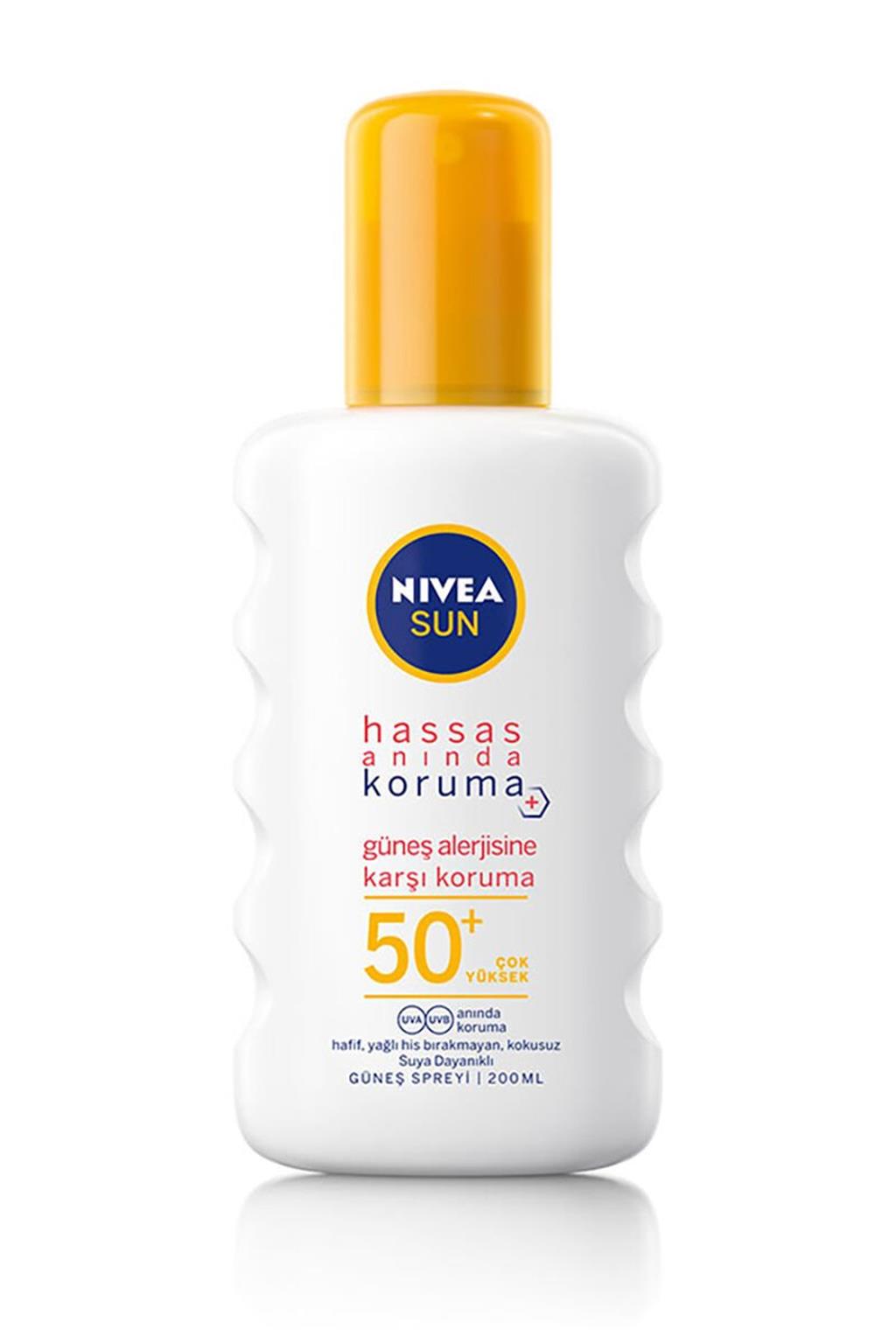 Nivea Sun Güneş Spreyi Güneş Alerjisine Karşı Koruma Gkf50+ 200 ml
