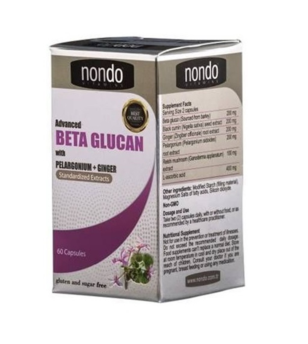 Nondo Advanced Beta Glukan 60 Kapsül