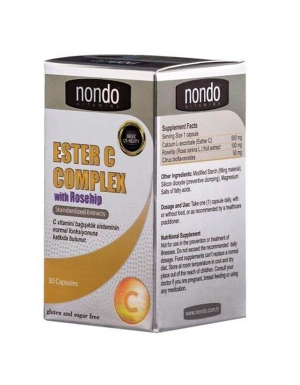 Nondo Ester C Complex 30 Kapsül