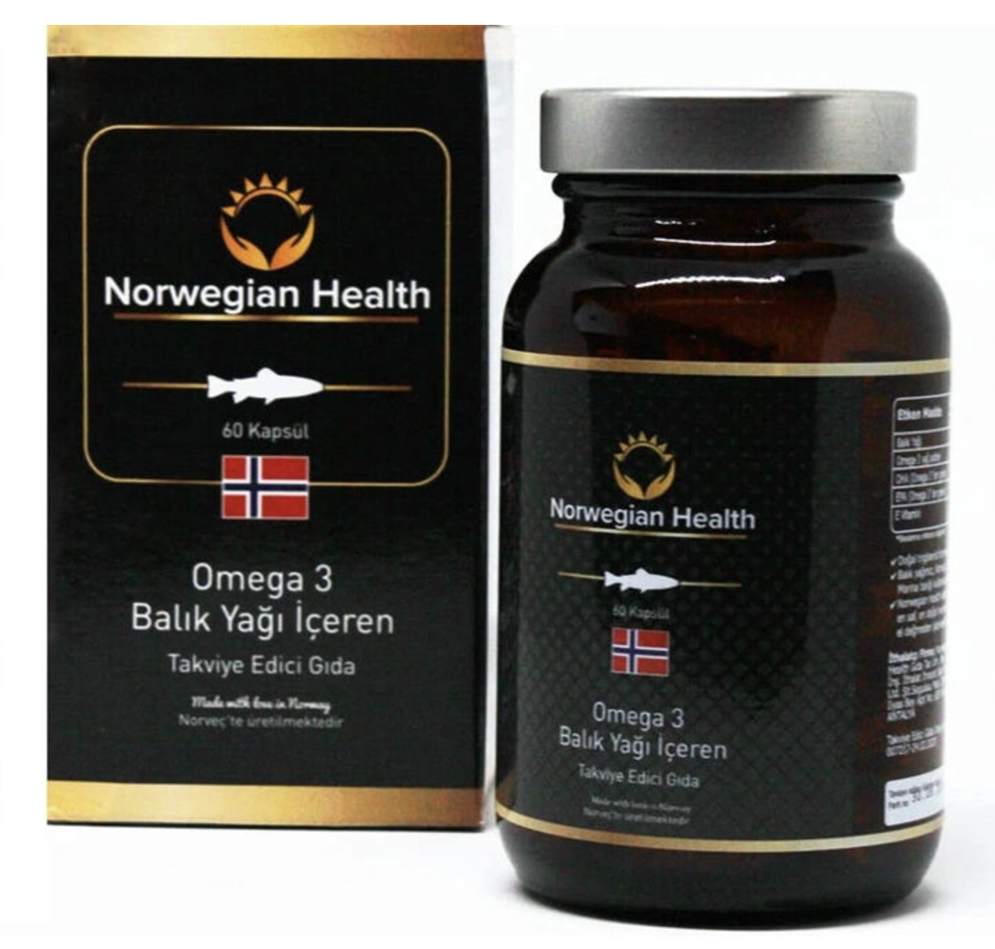 Norwegian Health Omega-3 60 Kapsül