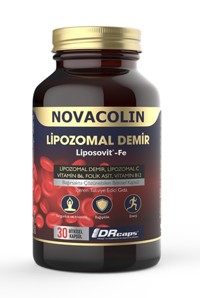 Novacolin Lipozomal Demir 30 Kapsül
