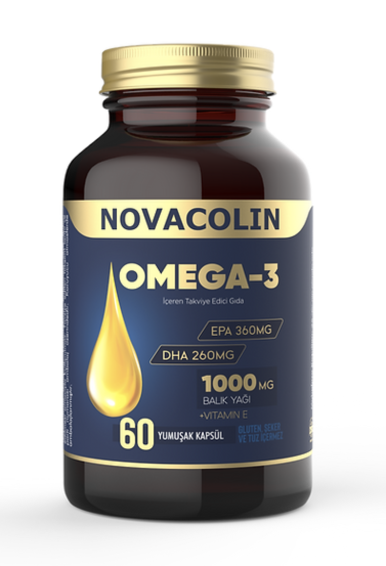 Novacolin Omega 3 60 Yumuşak Kapsül
