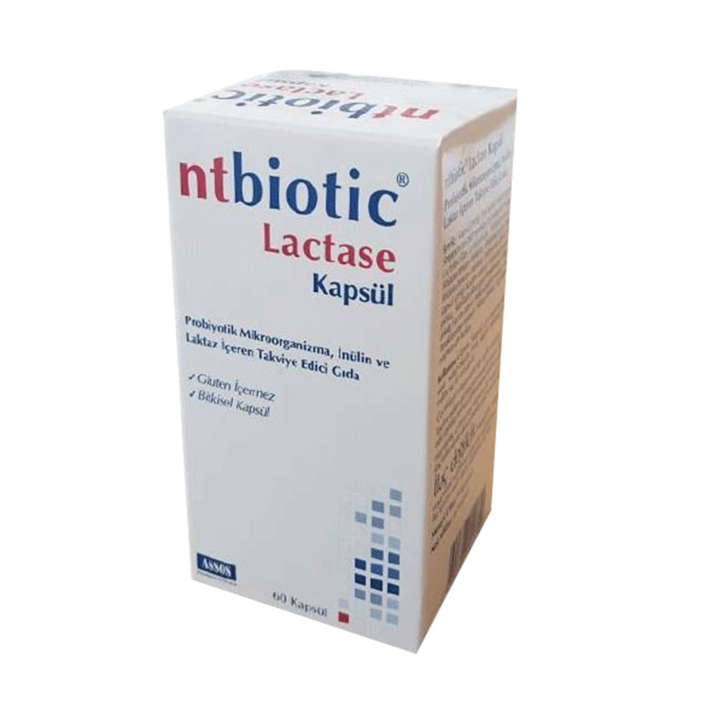 Ntbiotic Lactase 60 Kapsül