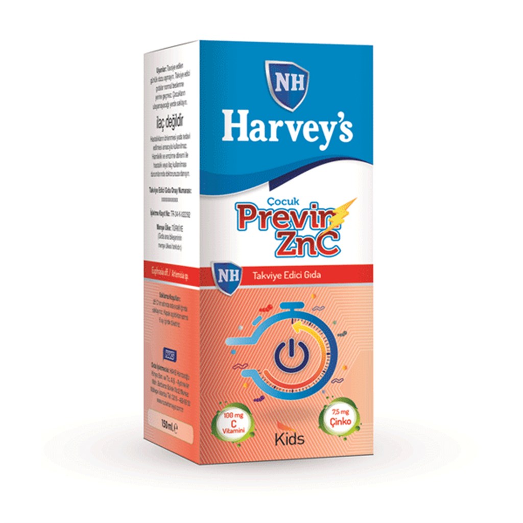 Nurse Harveys Nurse Harvey's Previn ZNC Kids 150ml Şurup
