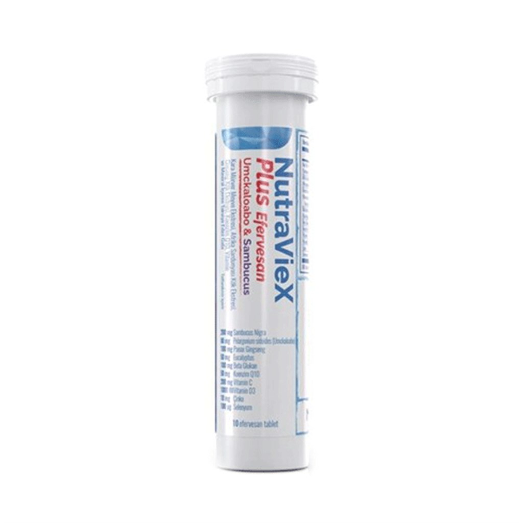 NutraViexPlus Efervesan Umckaloabo-Sambucus 10 Efervesan