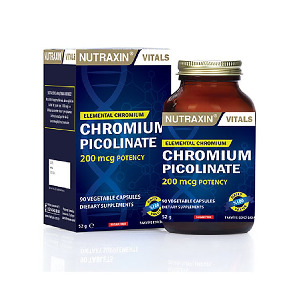 Nutraxin Chromium Picolinate 90 Bitkisel Kapsül