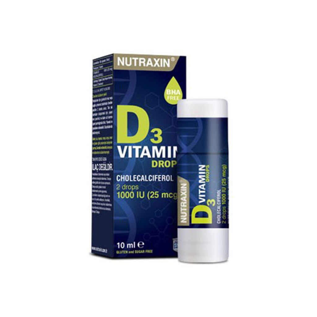 Nutraxin D3 Vitamin Damla 1000IU 10 ml