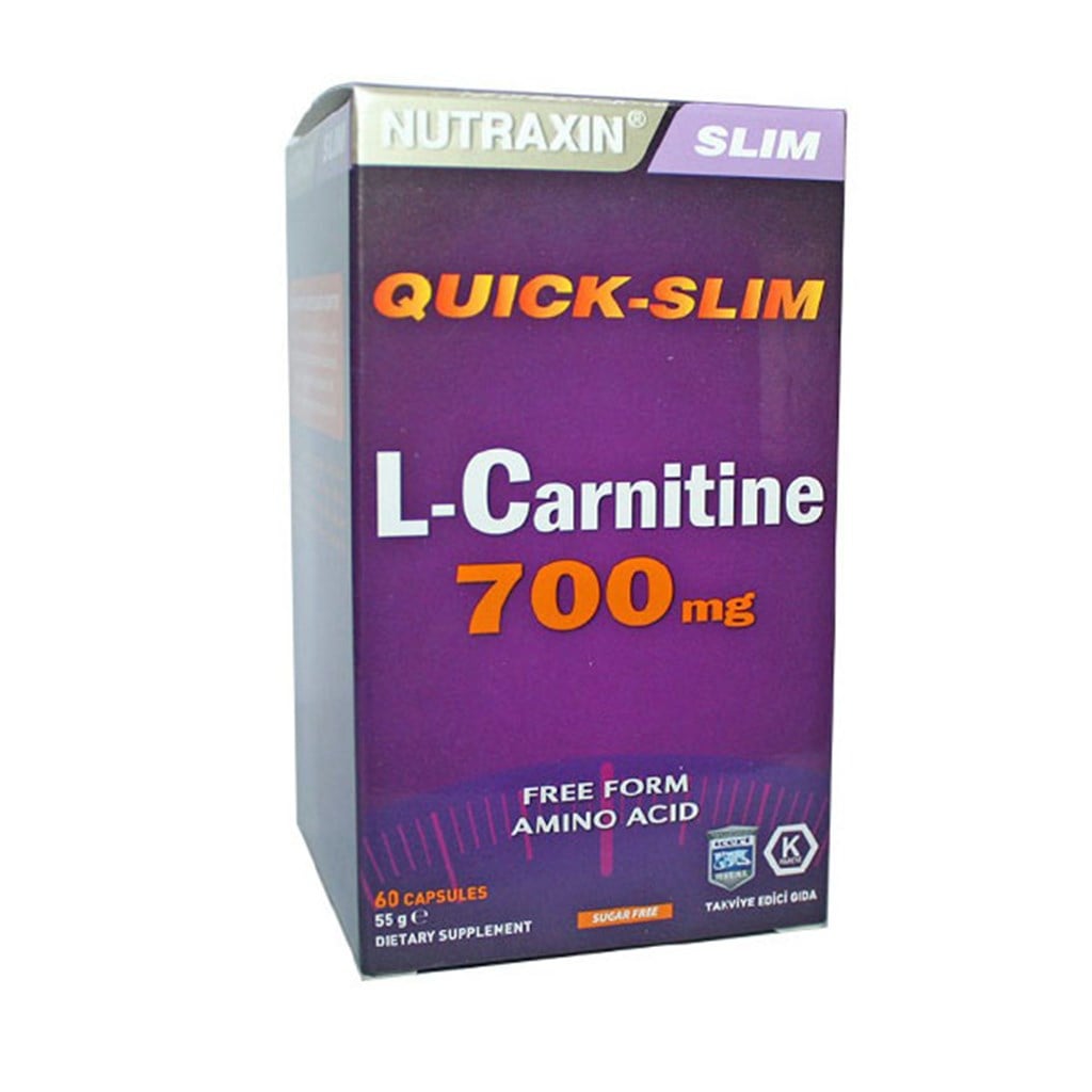 Nutraxin L-Carnıtıne 700 mg 60 Kapsül