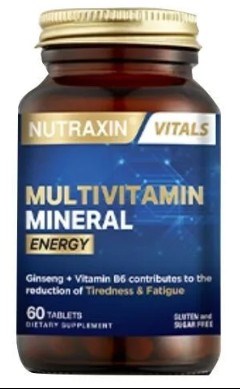 Nutraxin Multivitamin Mineral Energy 60 Tablet